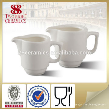 Cheap dinnerware ceramic honey pot round sugar creamer clay pots